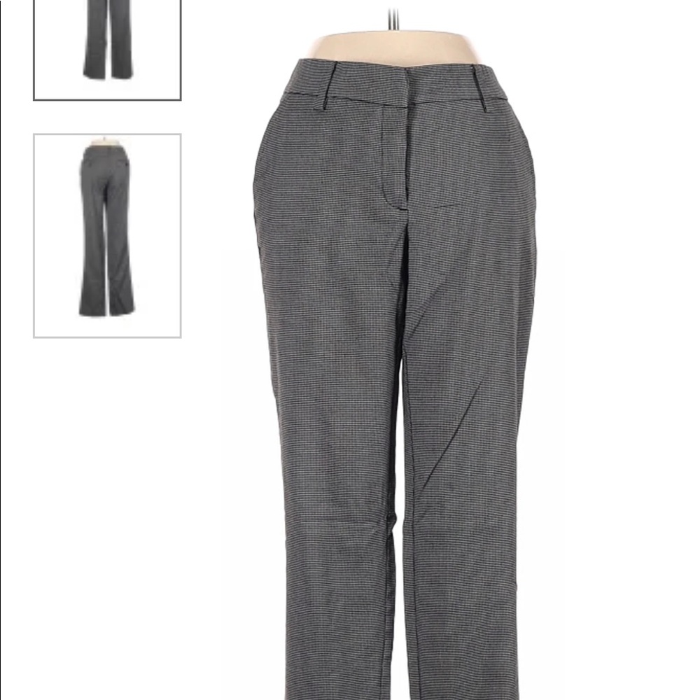๐ New York & Company Stretch - Gray/Black Slacks (Size 0 - Average) - Picture 1 of 6